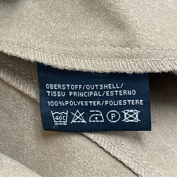 TCM Womens Camel Button-Up Jacket With Lace-Up Sleeve Detail Size 42 - Picture 7 of 8